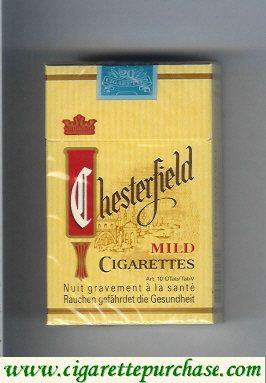 Chesterfield Mild cigarettes hard box